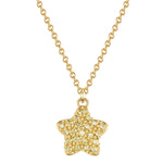 Halskette für Kinder gold Stern Zirkonia