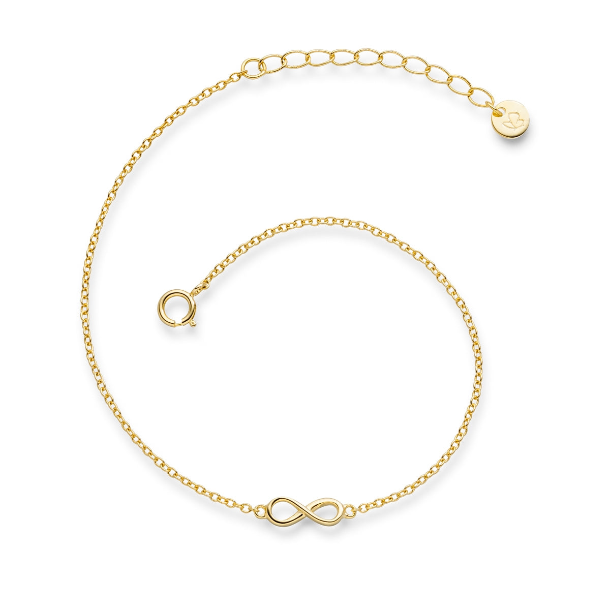 Infinity Armband gold