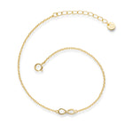 Infinity Armband gold