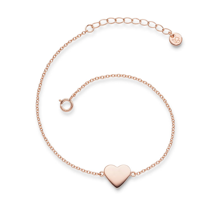 Herzarmband roségold