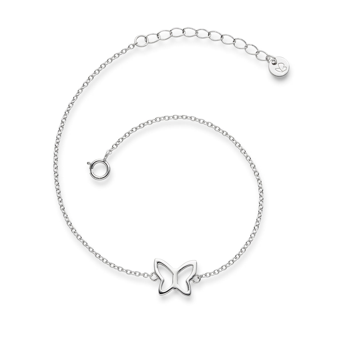 Schmetterling Armband silber