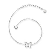Schmetterling Armband silber