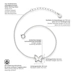 Schmetterling Armband silber