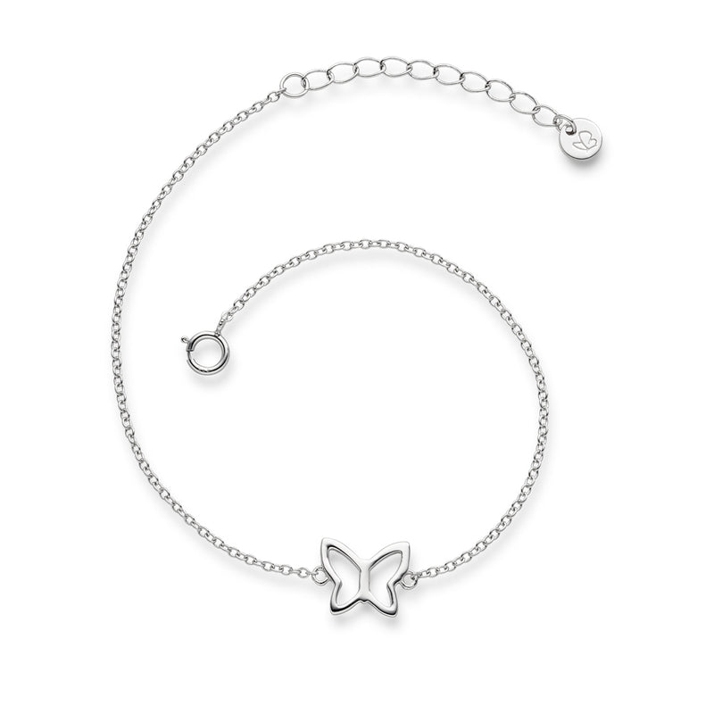 Schmetterling Armband silber