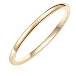 Schlichter Ring gold