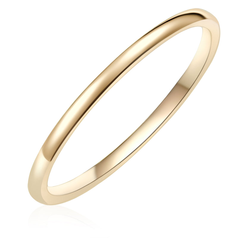 Schlichter Ring gold