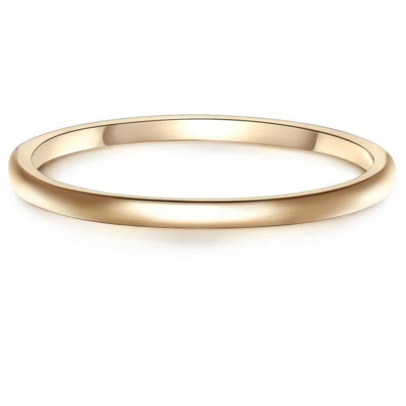 Schlichter Ring gold