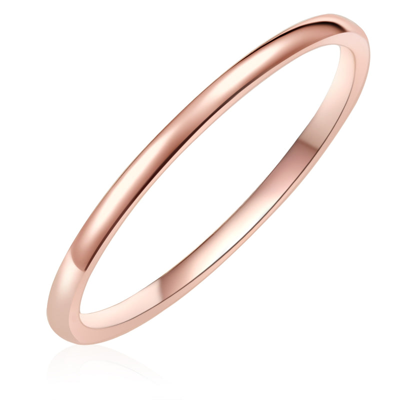 Schlichter Ring roségold