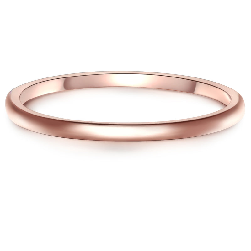 Schlichter Ring roségold