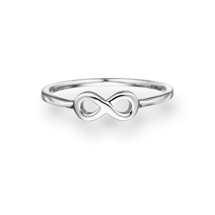 Infinityring silber aus 925er Sterling Silber