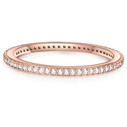 Steck Ring Zirkonia roségold