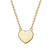 Herz Kette gold Basic