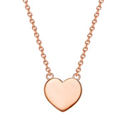 Herz Kette roségold Basic