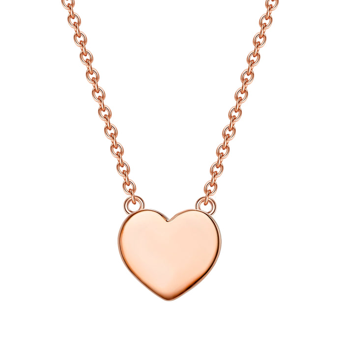 Herz Kette roségold Basic