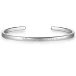 Armreif silber follow your heart