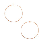 Creolen roségold schmal