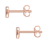 Ohrstecker roségold Herz klein