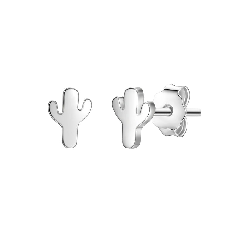 Ohrstecker KAKTUS silber