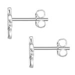 Ohrstecker silber Flamingo