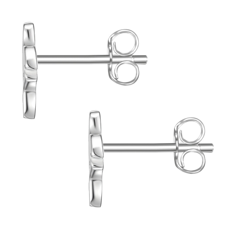 Ohrstecker silber Flamingo