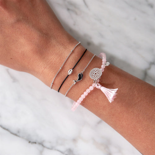 Silberarmband Wal