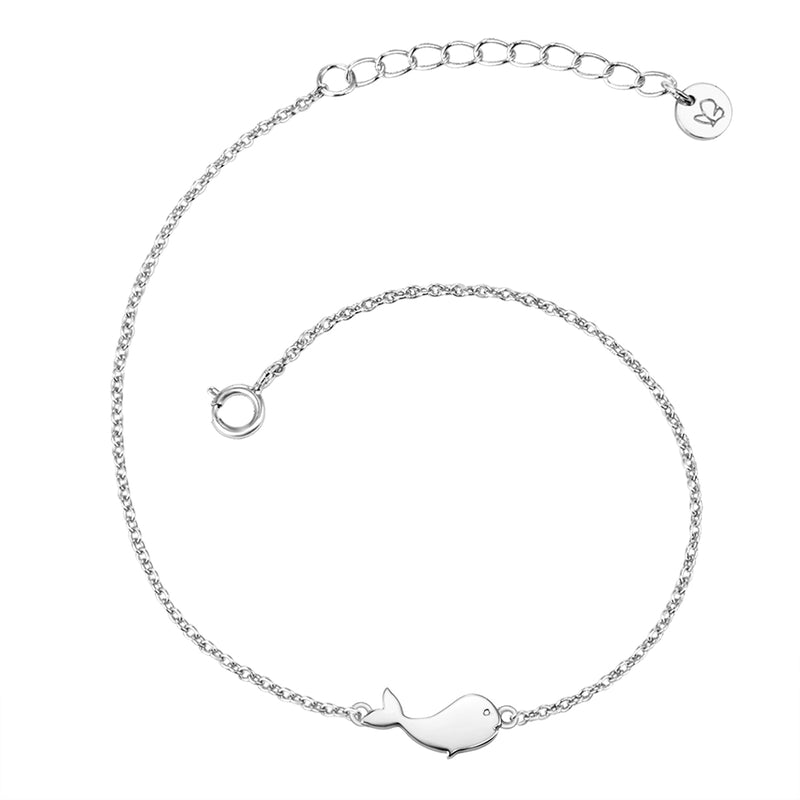 Silberarmband Wal