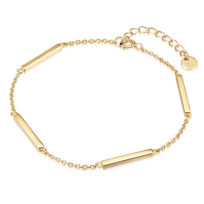 Armband Stäbchen gold