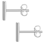 Ohrstecker silber Stäbchen