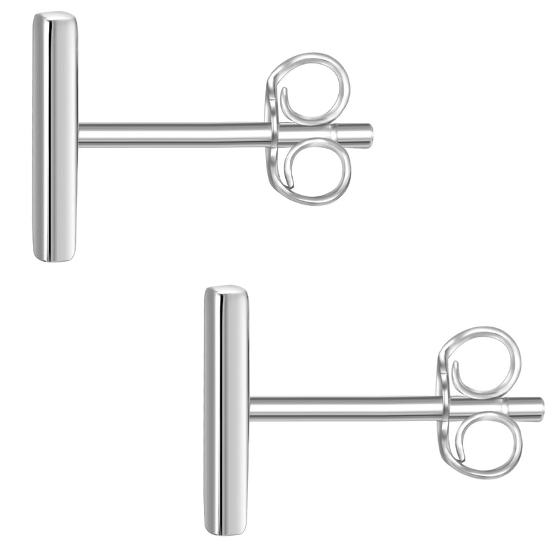 Ohrstecker silber Stäbchen