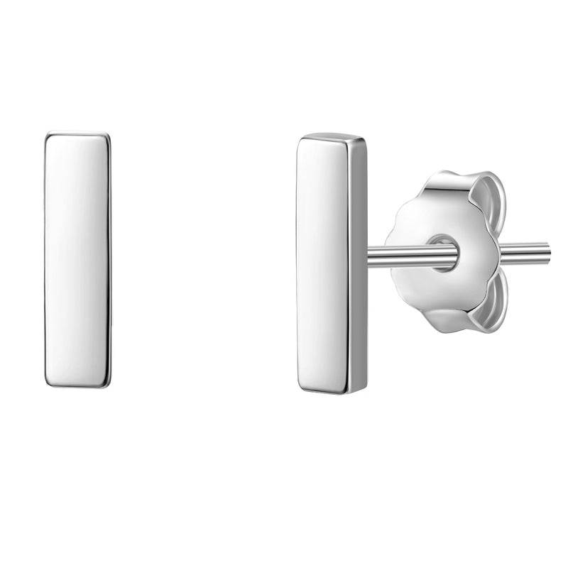 Ohrstecker silber Stäbchen