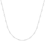 Herz Kette silber mit kleinen Herzen