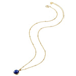 Halskette Lapislazuli (synth.) gold