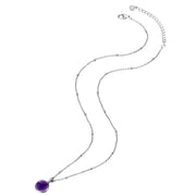 Halskette Amethyst silber