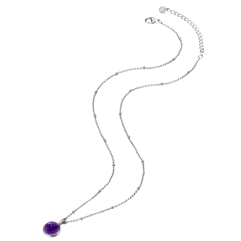 Halskette Amethyst silber
