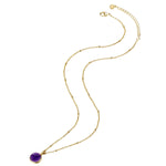 Halskette Amethyst gold