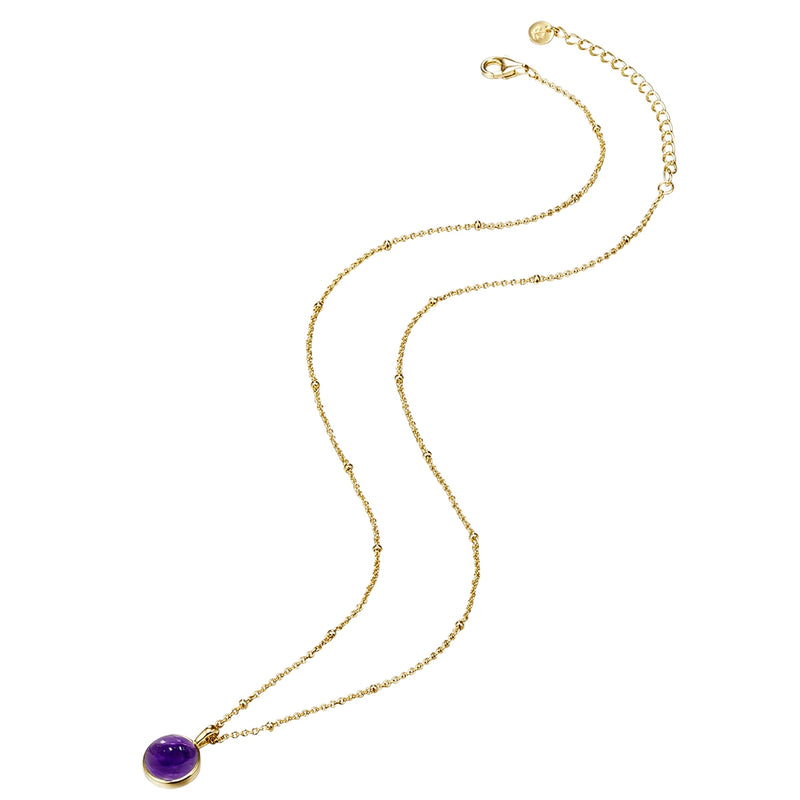 Halskette Amethyst gold