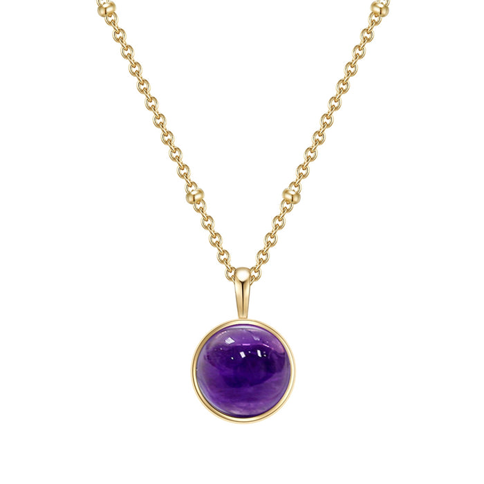 Halskette Amethyst gold
