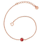 Armband Granat roségold