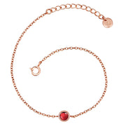 Armband Granat roségold