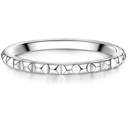 Silberring Geo