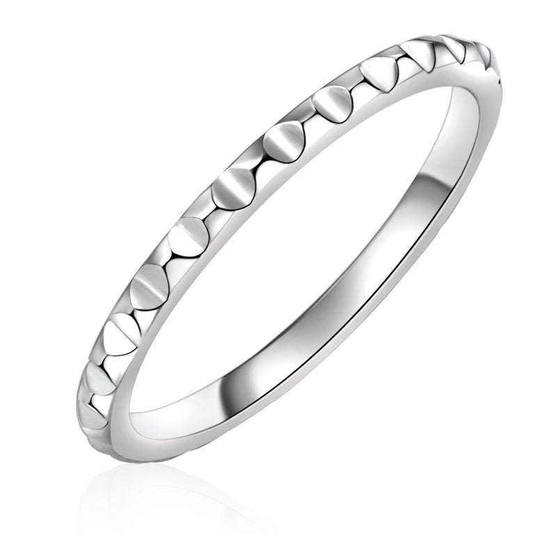 Silberring Geo