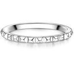 Silberring Geo