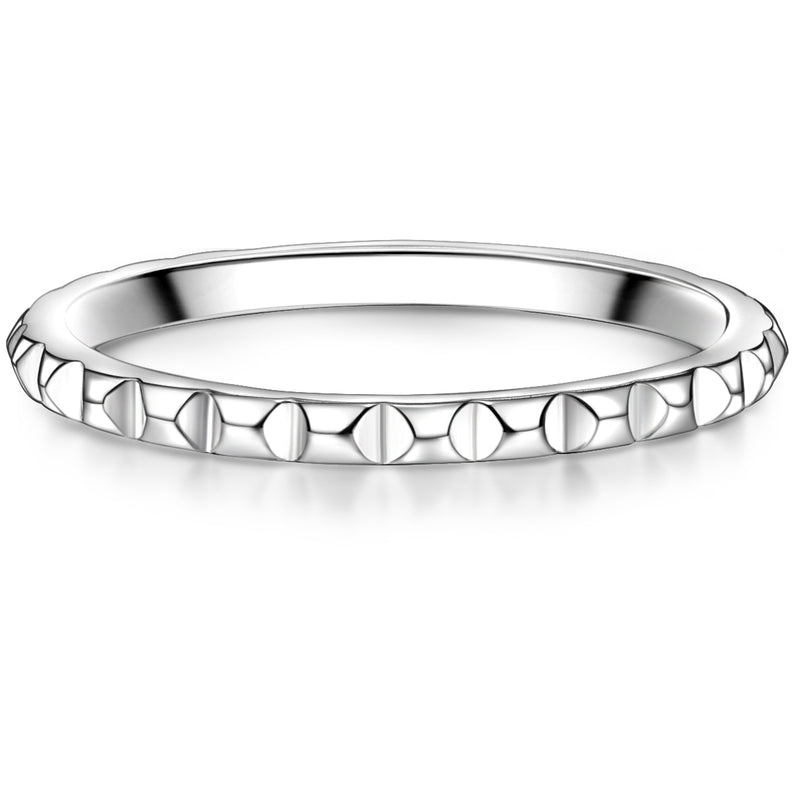 Silberring Geo