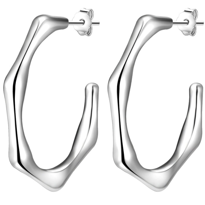 Creolen Silber 925 Geo