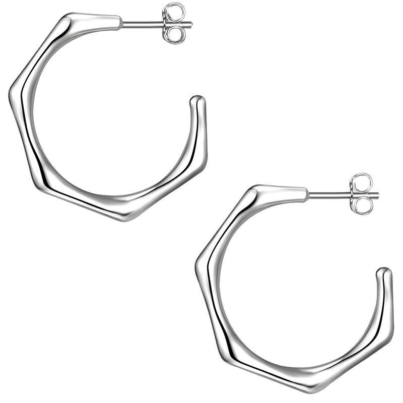 Creolen Silber 925 Geo