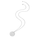Hals Kette Münze silber