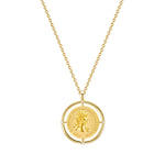 Halskette Münze gold