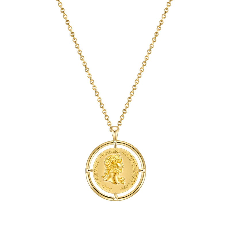 Halskette Münze gold