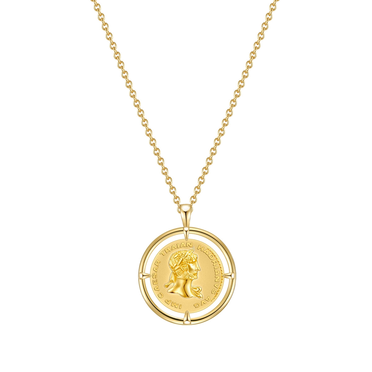 Halskette Münze gold