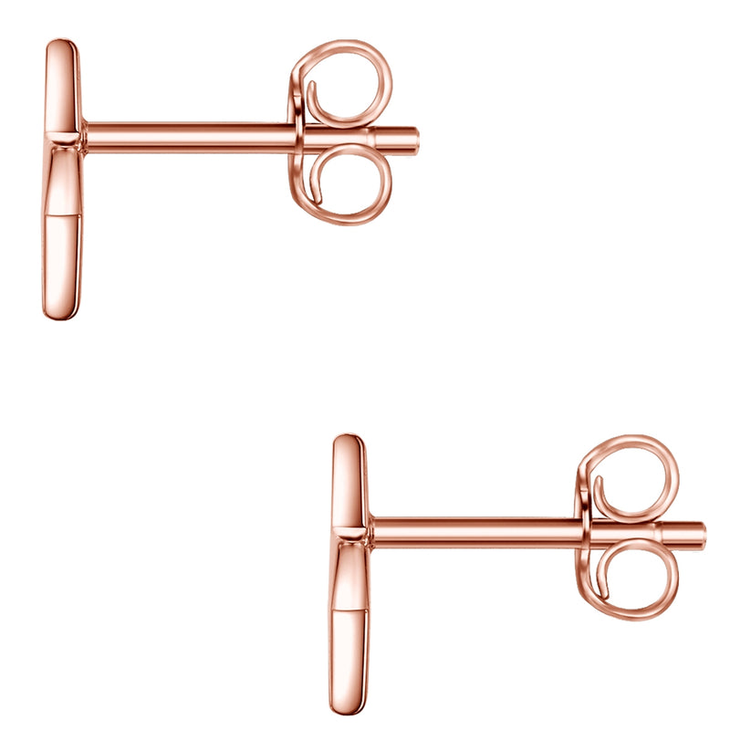 Ohrstecker roségold Stern